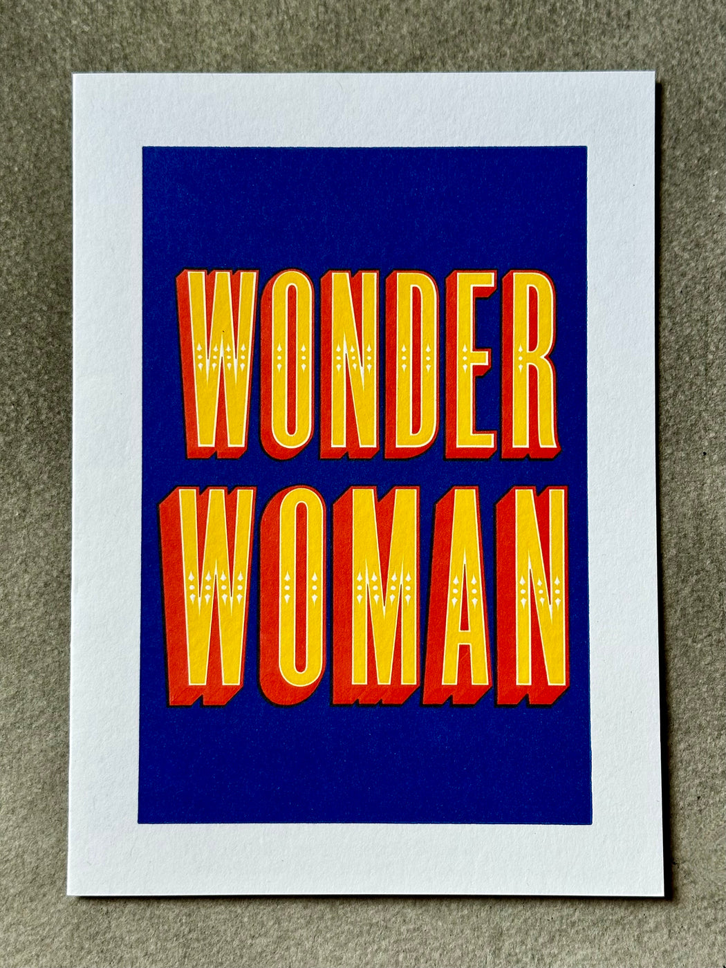 "Wonder Woman" Card by Archivist Gallery