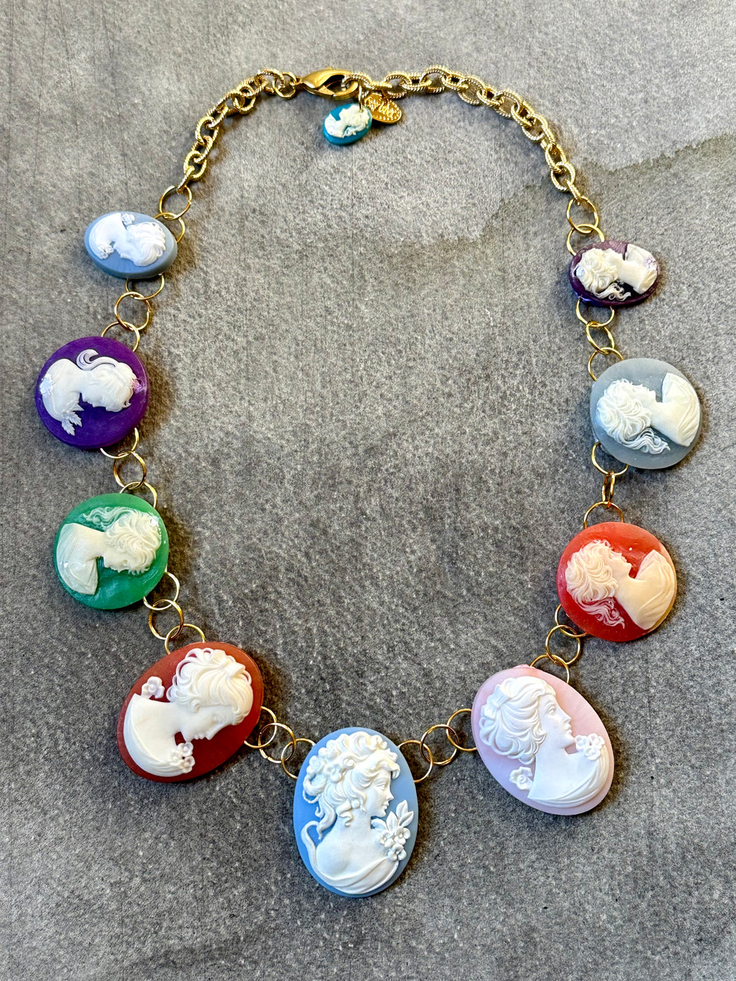 "Cameo" Necklace by Gay Isber