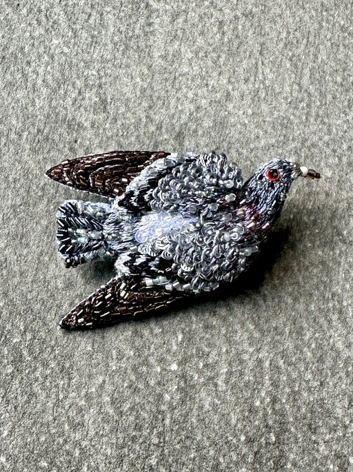 "Hope Pigeon" Brooch by Trovelore
