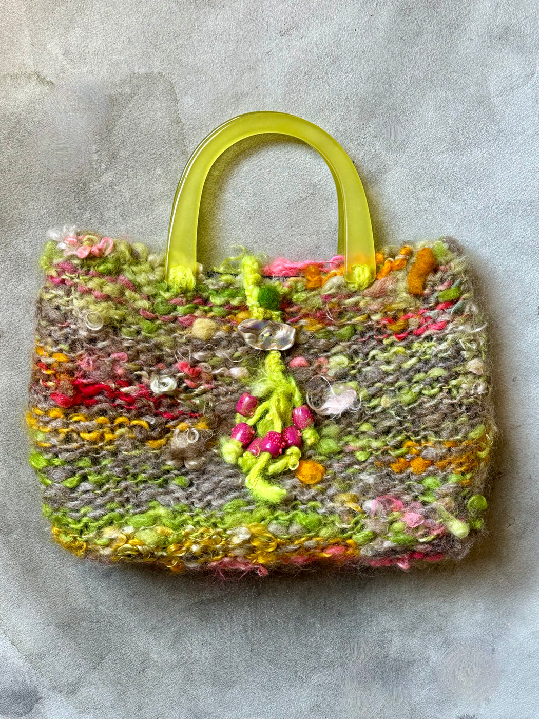 Carolyn Roberts Hand-Knitted Purse