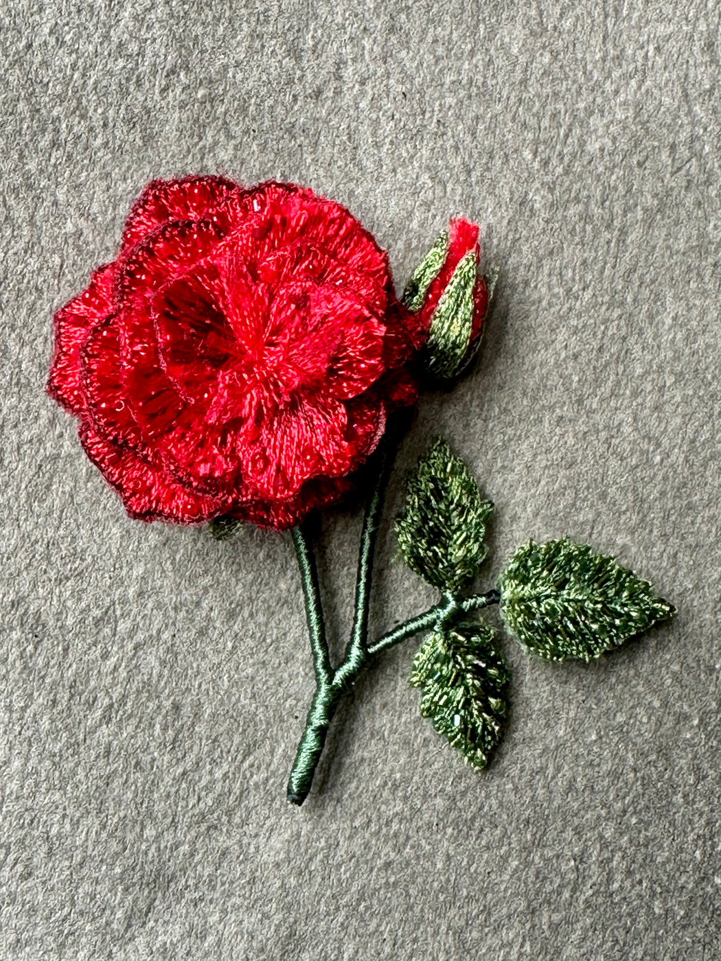 "Rose" Brooch by Trovelore