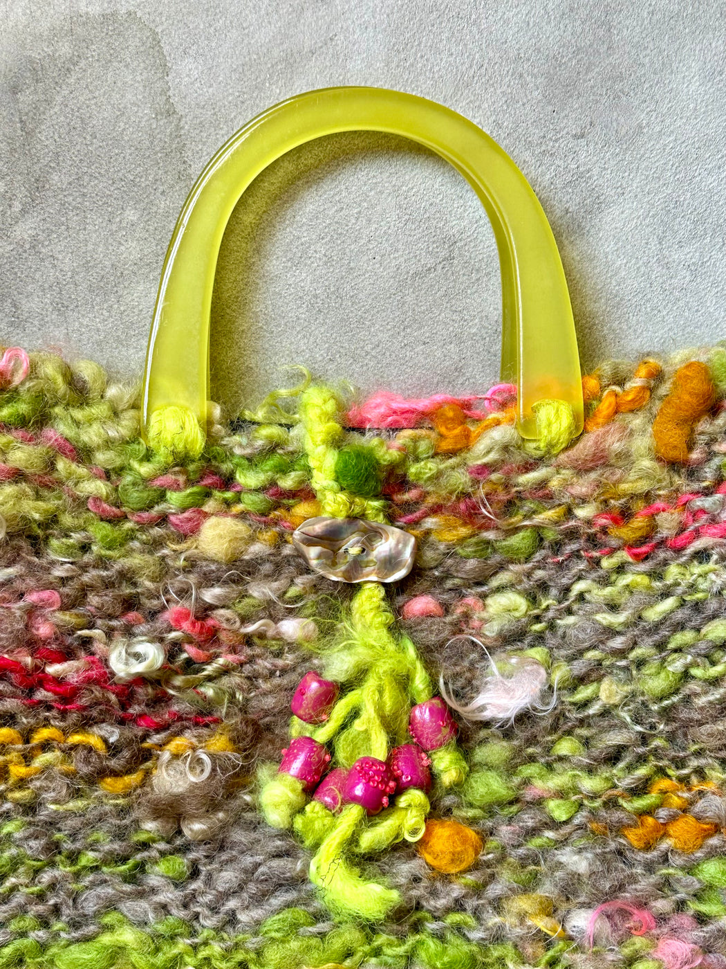 Carolyn Roberts Hand-Knitted Purse