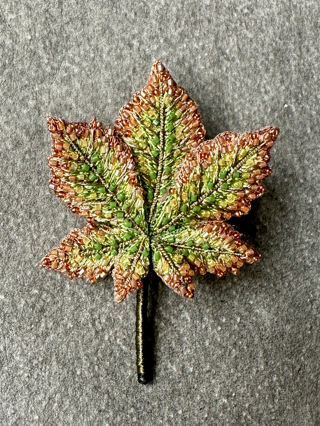 "Horse Chestnut Leaf" Brooch by Trovelore