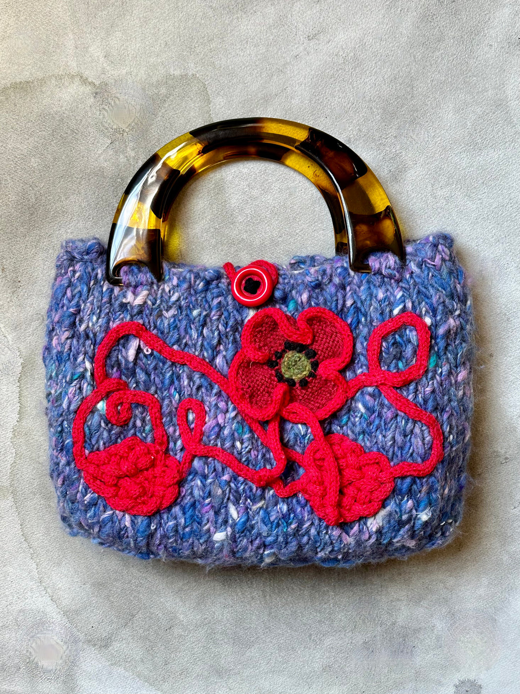 Carolyn Roberts Hand-Knitted Purse