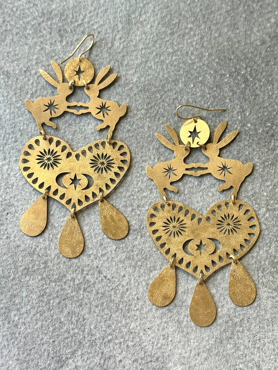 "Heart" Earrings by Gulushu