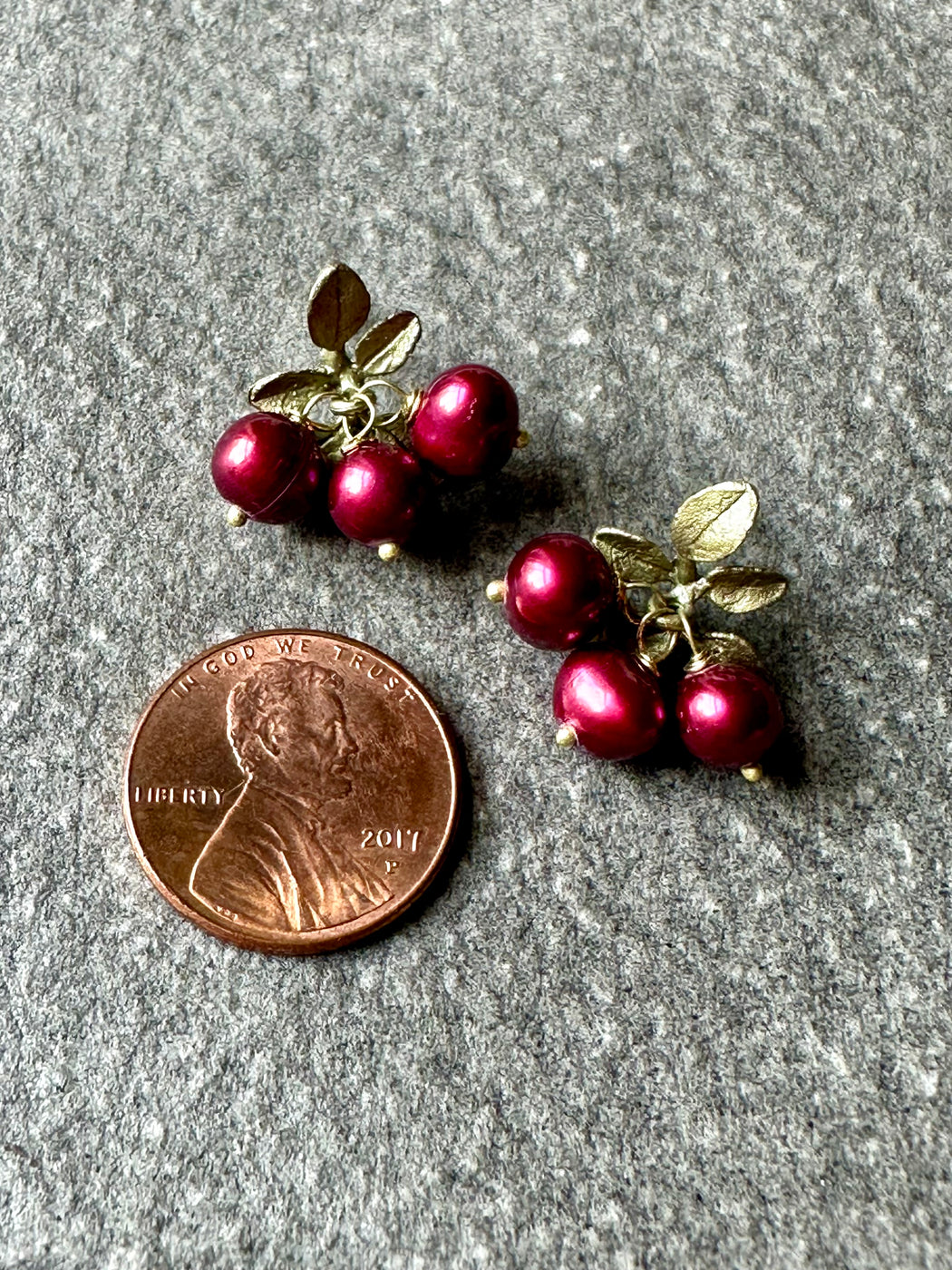 "Cranberry" Earrings