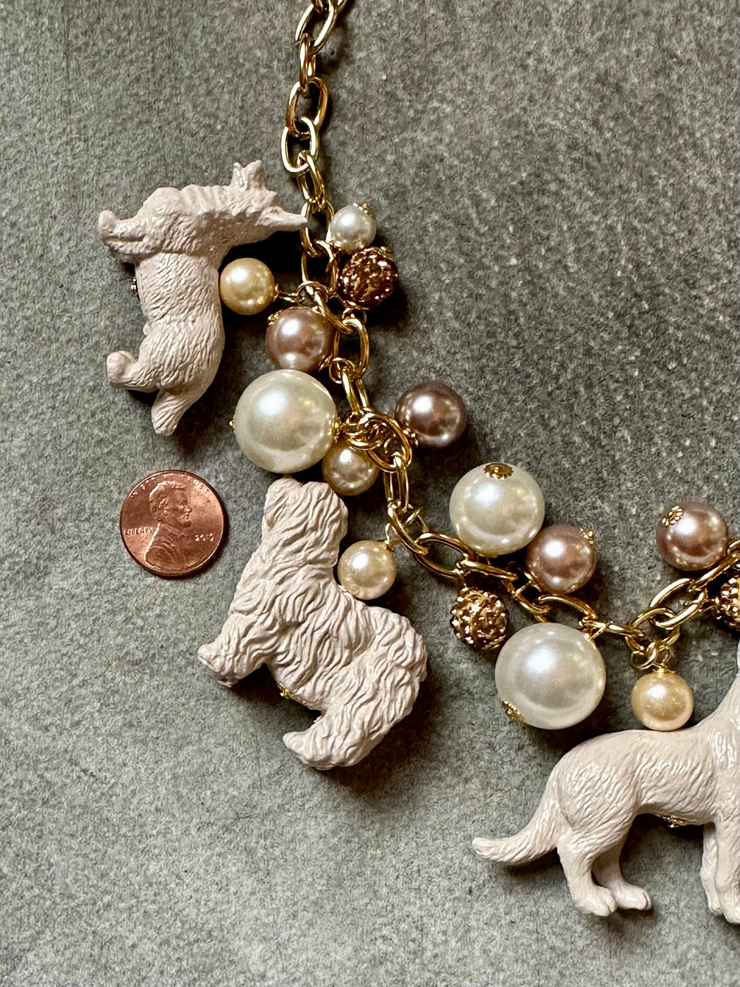 "Dogs" Necklace by Lenora Dame