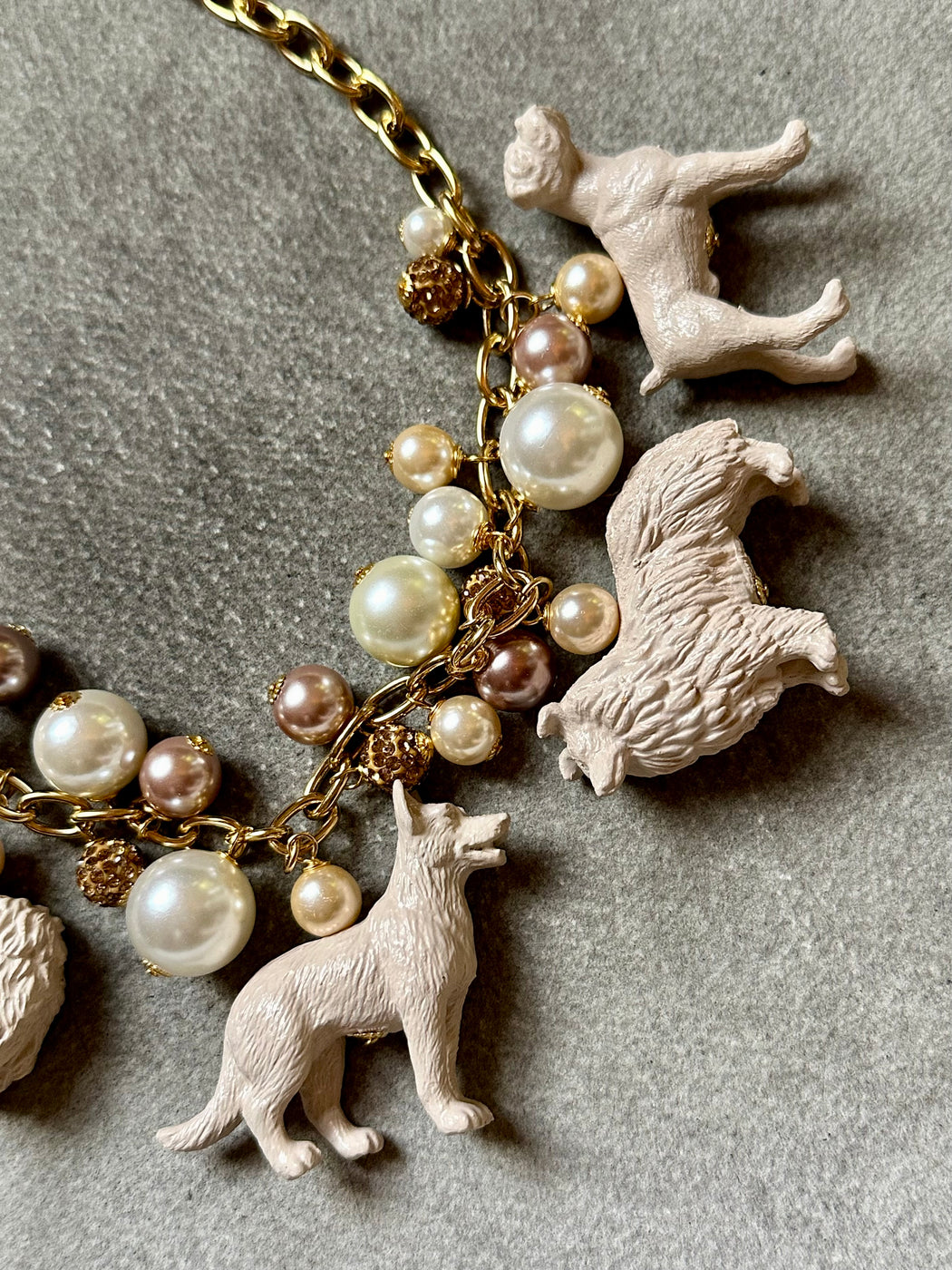 "Dogs" Necklace by Lenora Dame