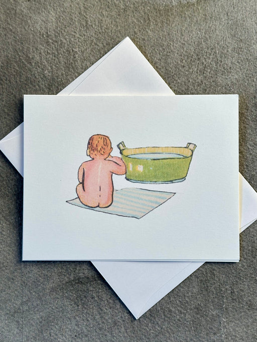 "Bath Time" Greeting Card