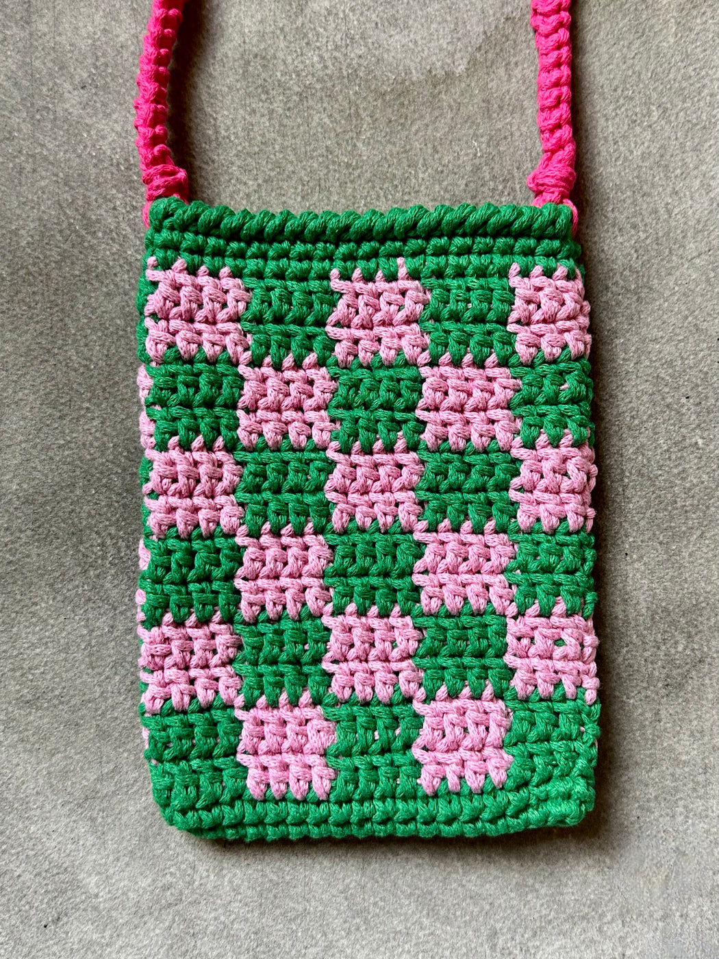 Hand-crocheted Phone Purse