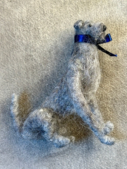 Needle Felted Irish Wolf Hound