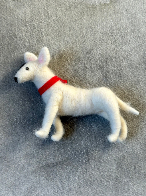 Needle Felted Bull Terrier - Standing
