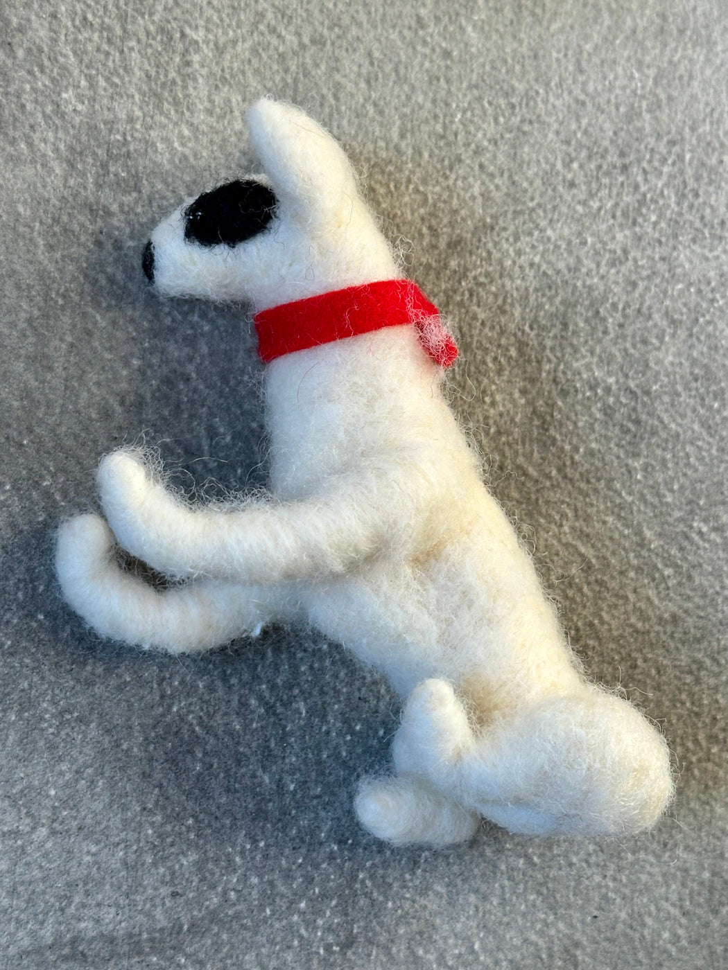 Needle Felted Bull Terrier
