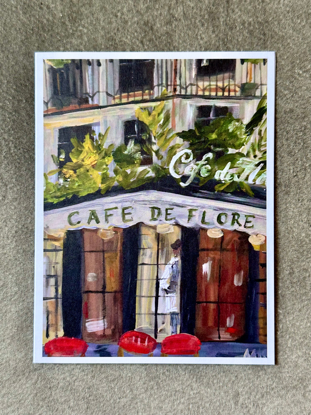 "Paris Cafe" Card by Mindy Carpenter