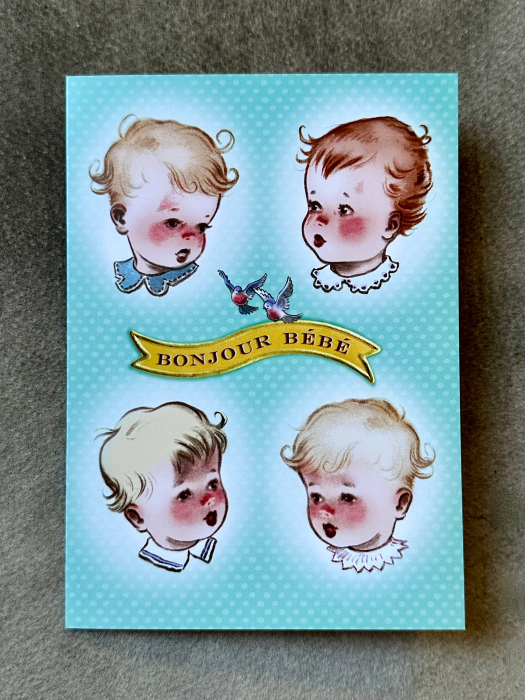 "Bonjour Bebe" Card