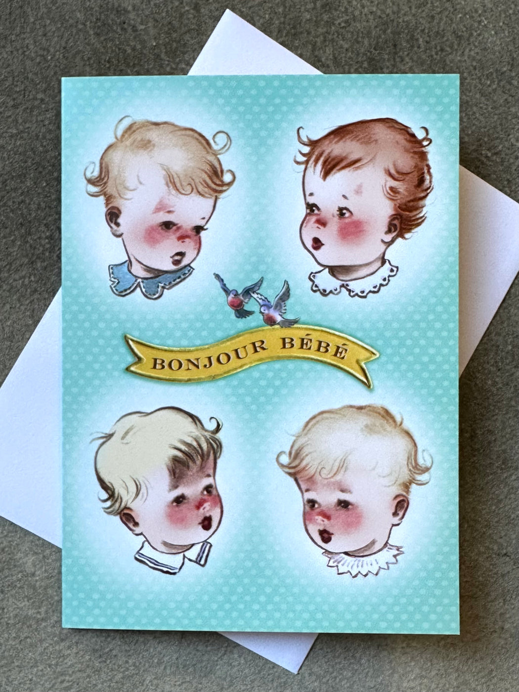 "Bonjour Bebe" Card