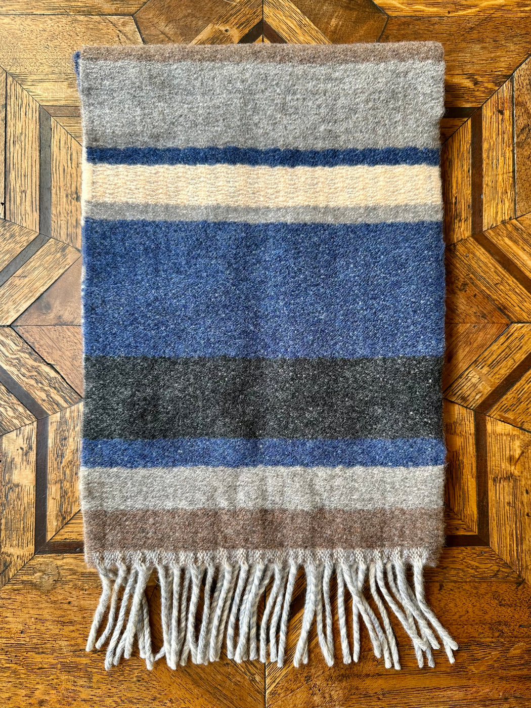 Wallace Sewell "Angus" Merino Wool Scarf - Oyster