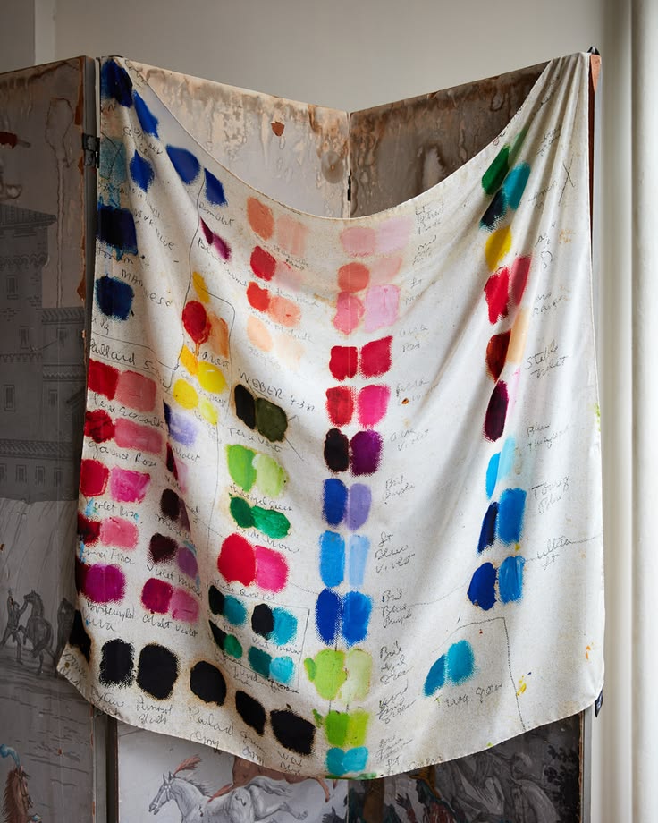 "Mixed Tones" Silk Scarf by John Derian