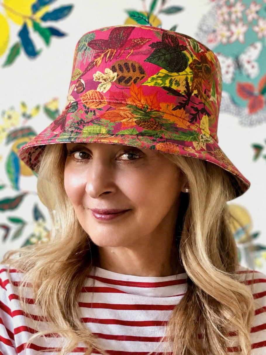 Nathalie Lete "The Leaves" Bucket Hat