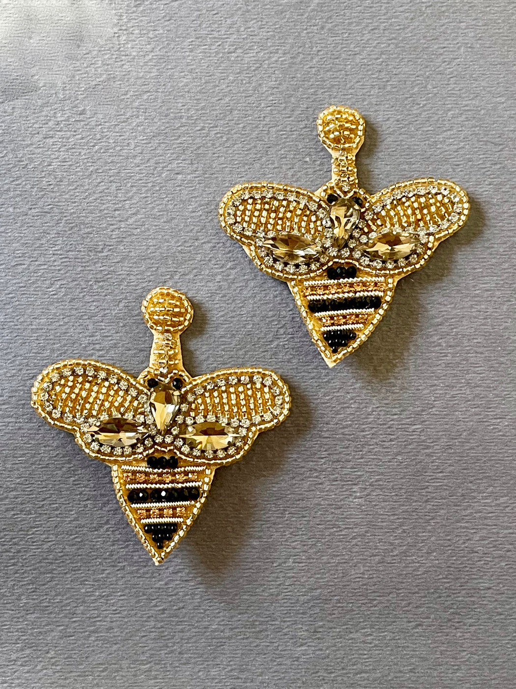 "Bee" Seed Bead Earrings