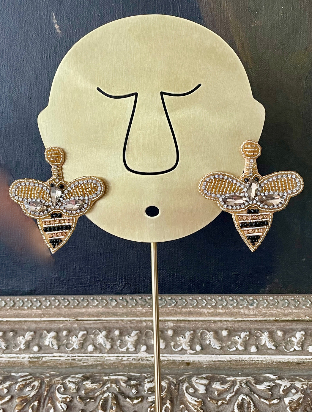 "Bee" Seed Bead Earrings