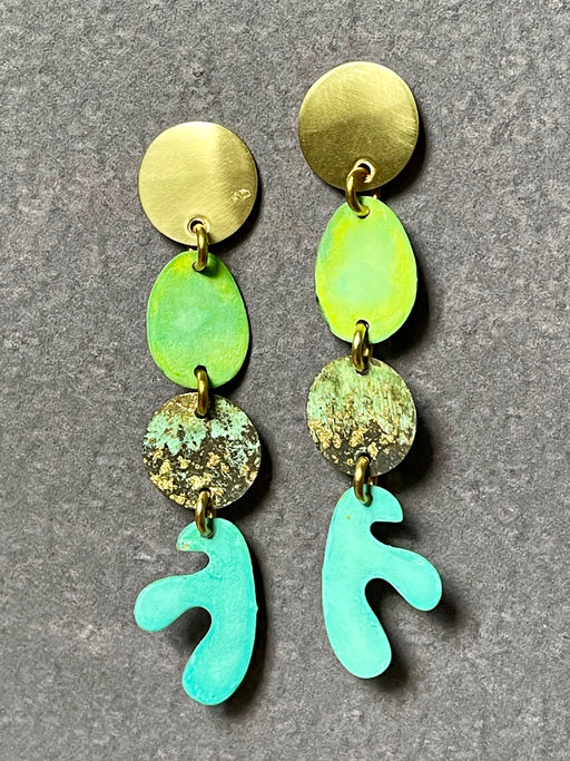 Sibilia "Shapes in a Line" Earrings - Amazonia