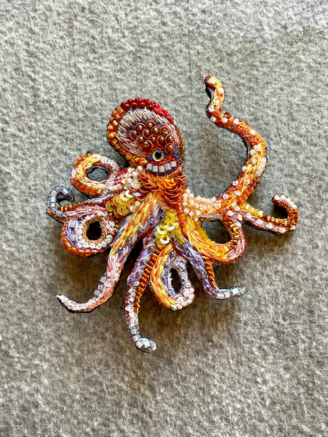 "Octopus" Brooch by Trovelore