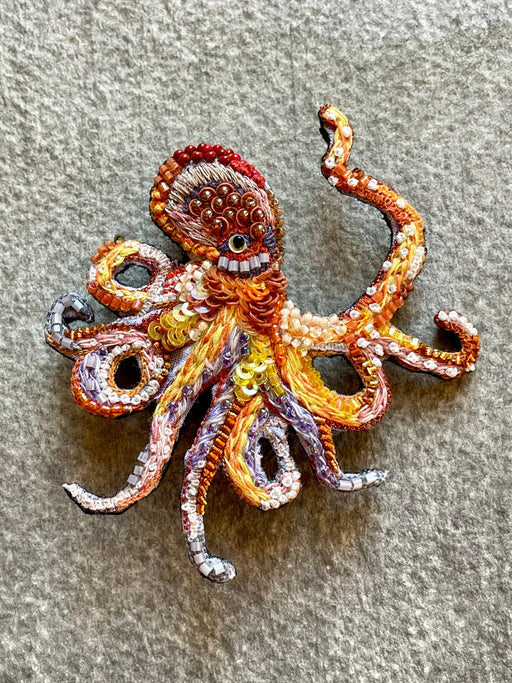 "Octopus" Brooch by Trovelore