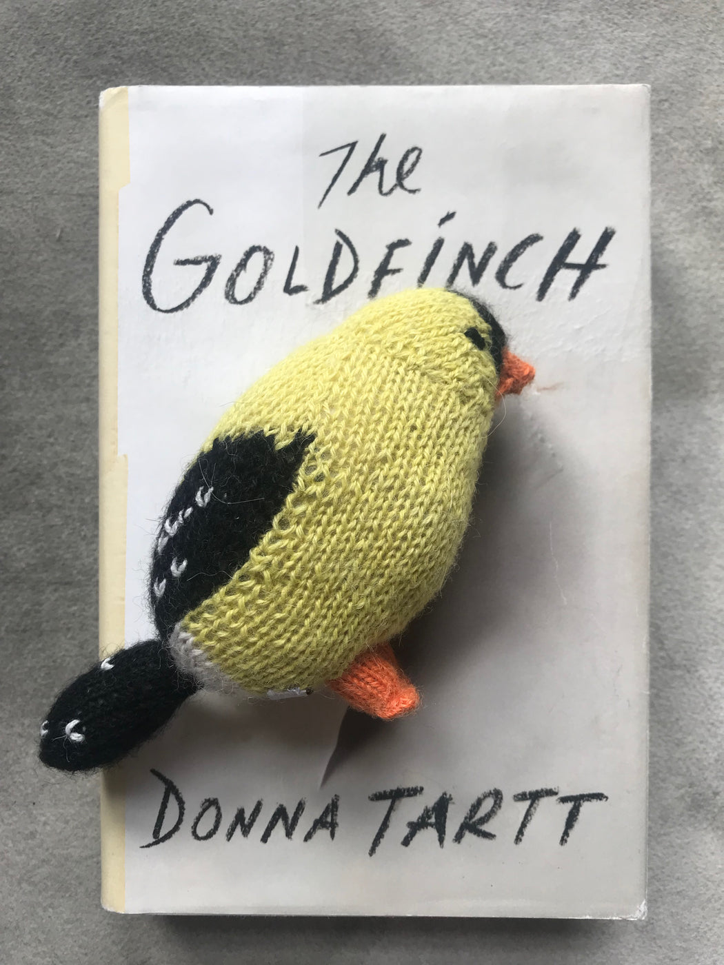 Hand-Knitted Goldfinch