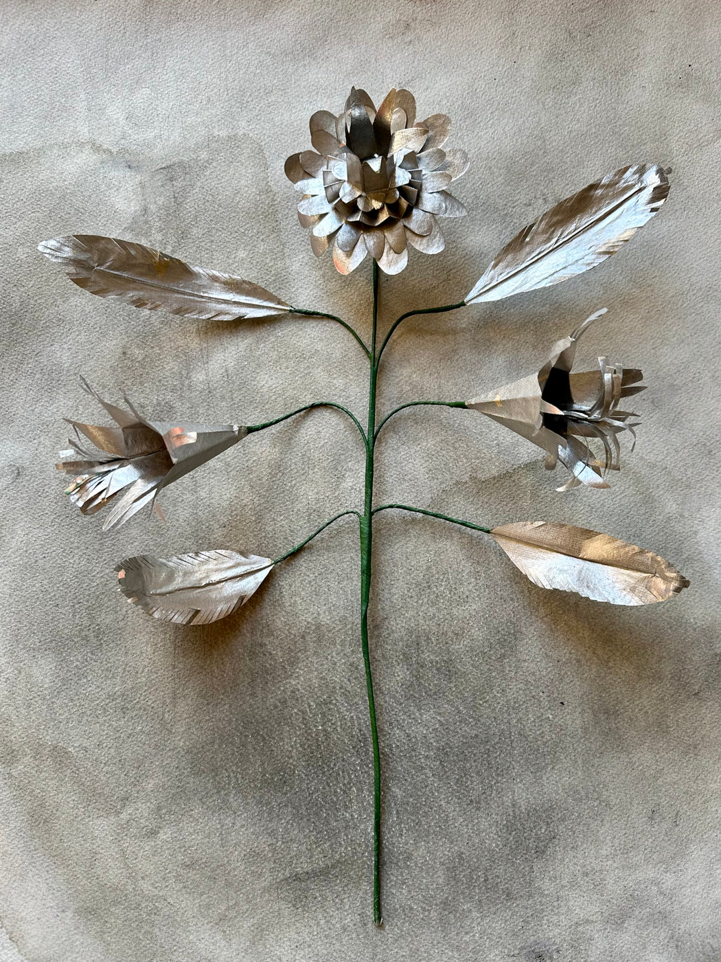 Paper Flower by Momoca - Silver