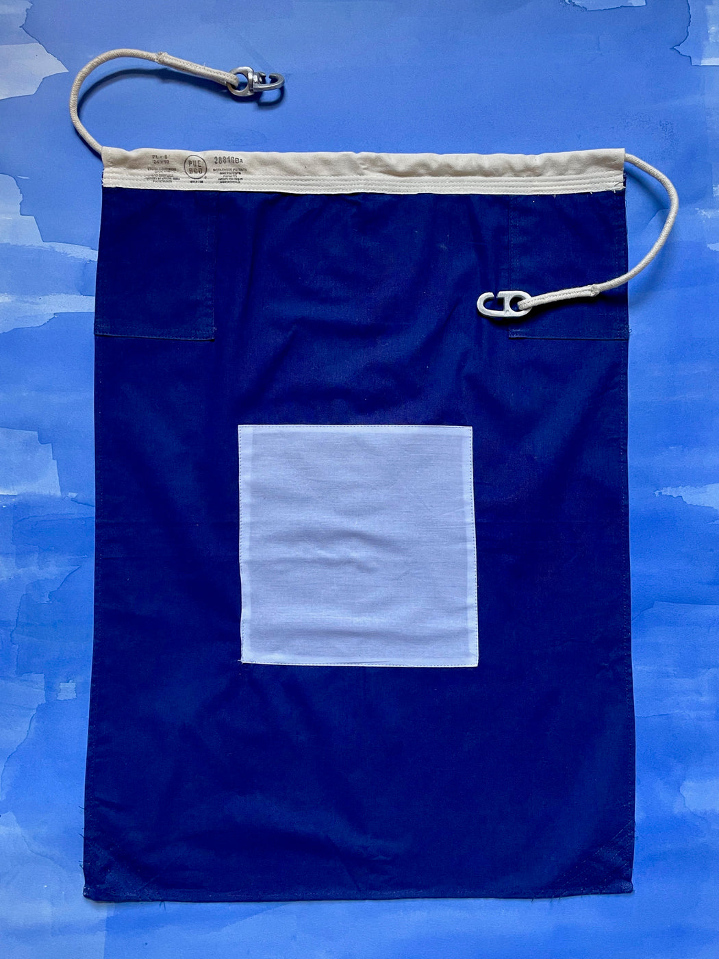 Nautical Flag Apron - White Square