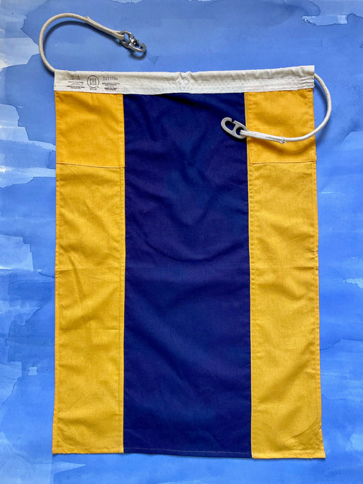 Nautical Flag Apron - Yellow Stripes