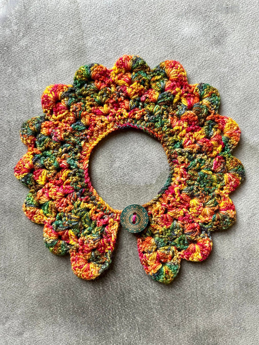 "Lichen" Hand-Crocheted Collar by Albo