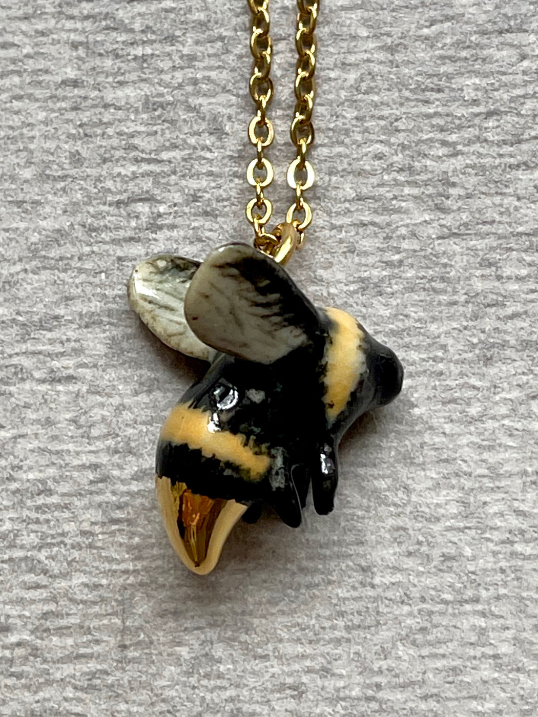 Porcelain "Bee" Pendant by Camp Hollow