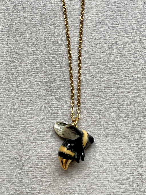 Porcelain "Bee" Pendant by Camp Hollow