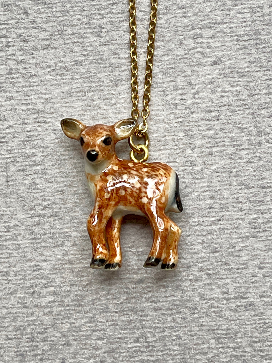 Porcelain "Fawn" Pendant by Camp Hollow