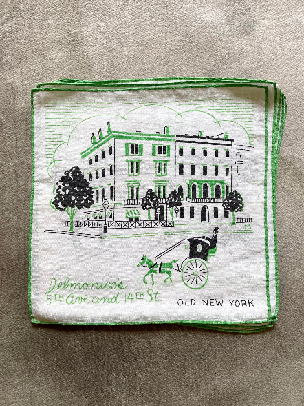 Vintage Cocktail Napkins - Old New York
