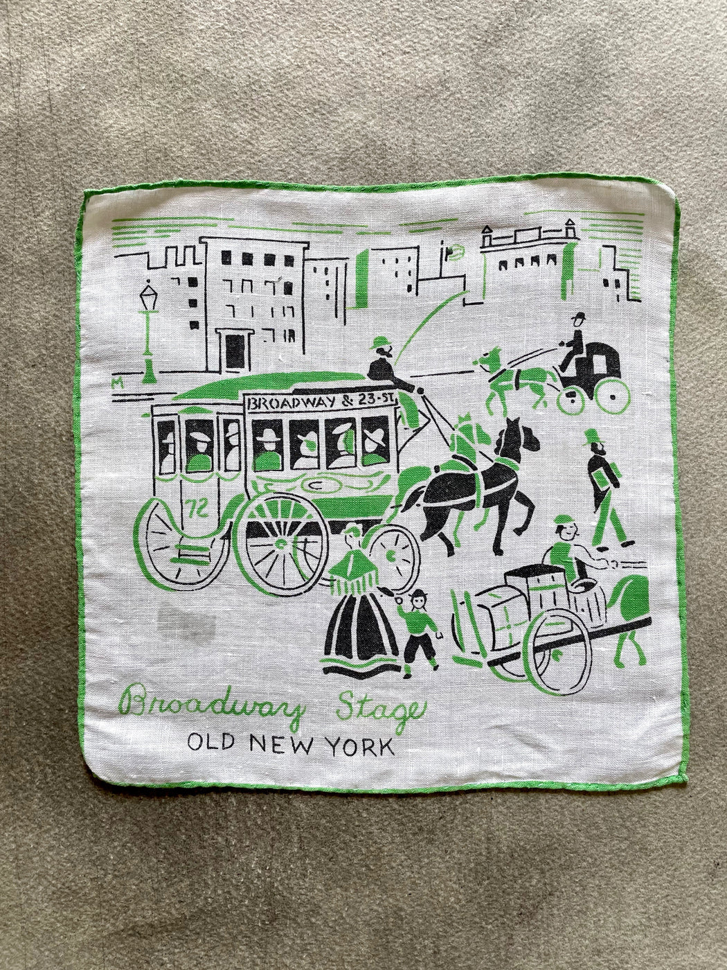 Vintage Cocktail Napkins - Old New York