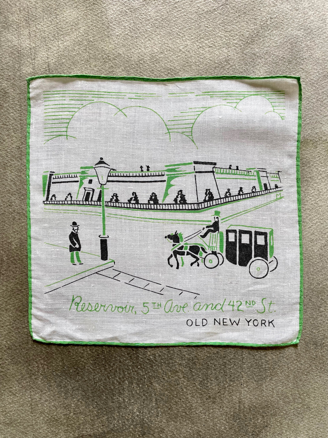 Vintage Cocktail Napkins - Old New York
