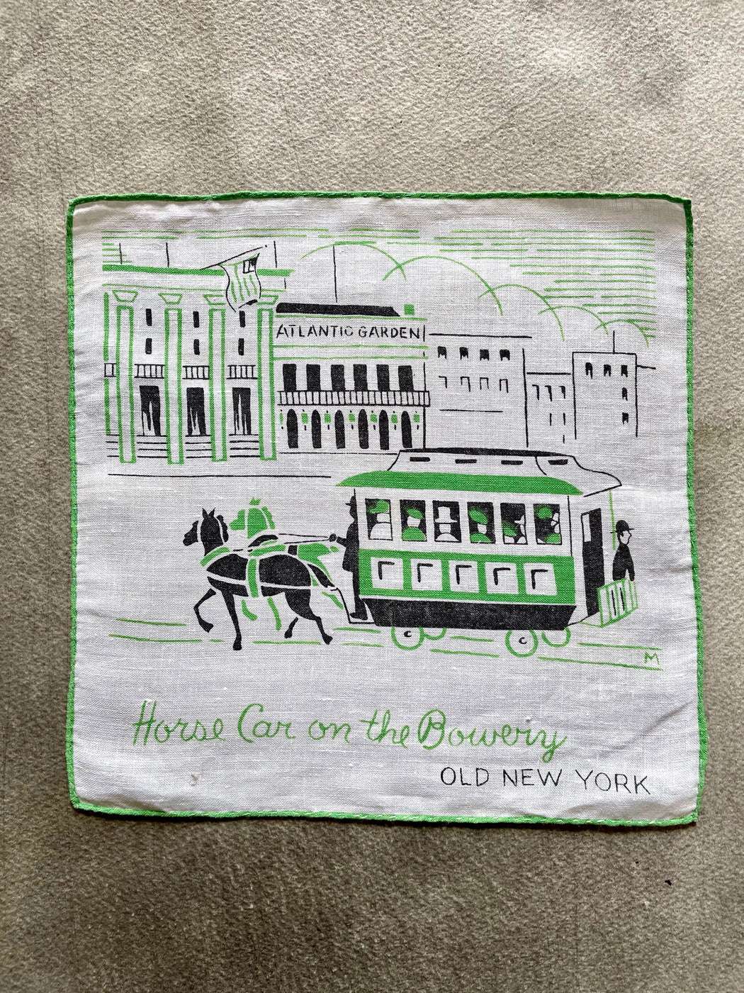 Vintage Cocktail Napkins - Old New York