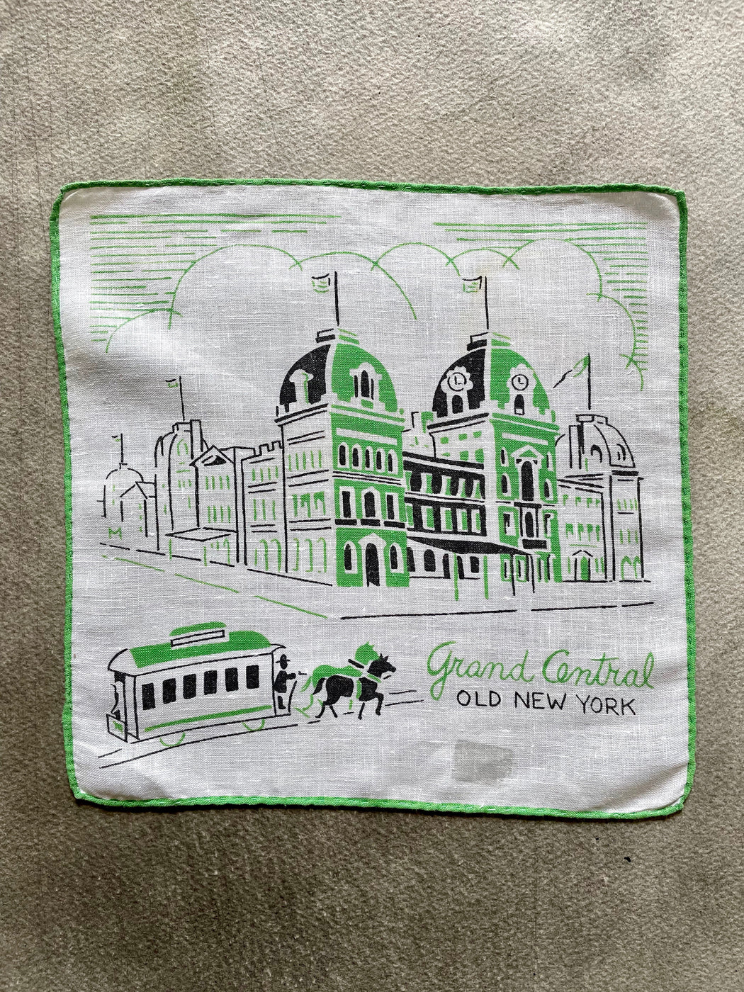 Vintage Cocktail Napkins - Old New York