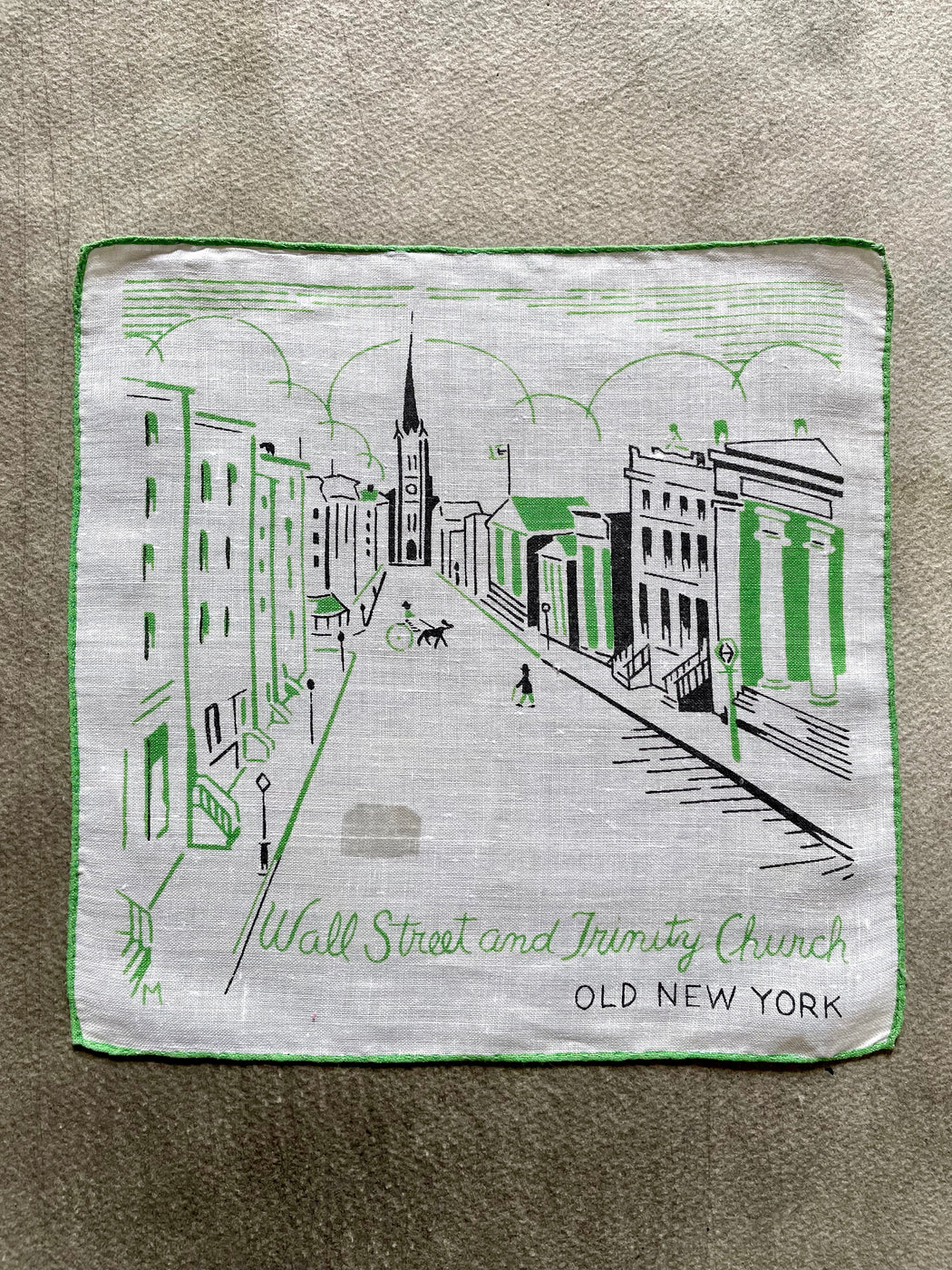 Vintage Cocktail Napkins - Old New York