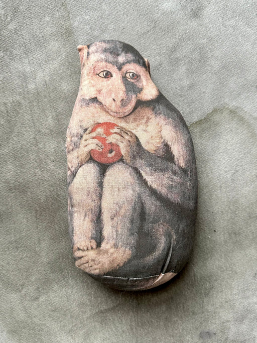 "Vintage Monkey" Pillow by Siren Song