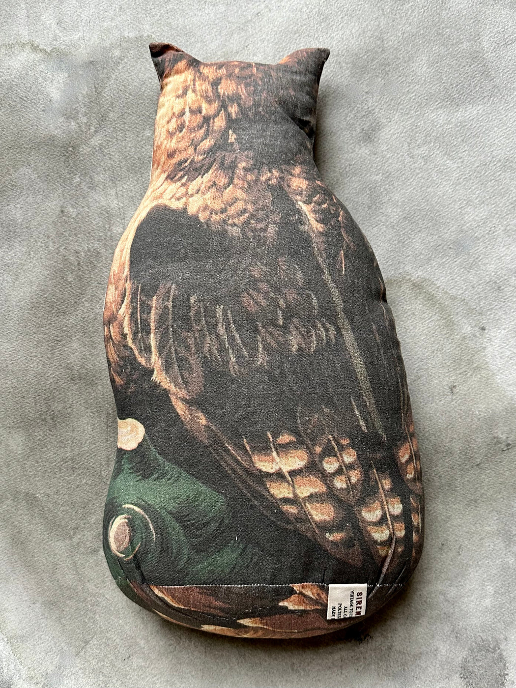 "Vintage Owl" Pillow by Siren Song