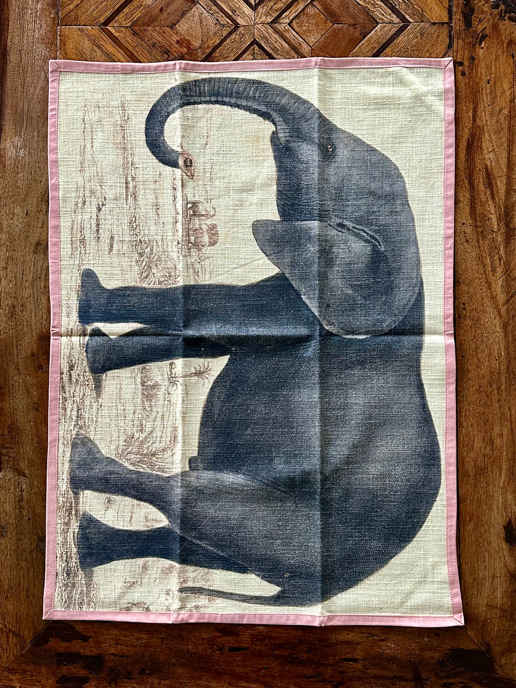 "Pachyderm" Tea Towel by Siren Song