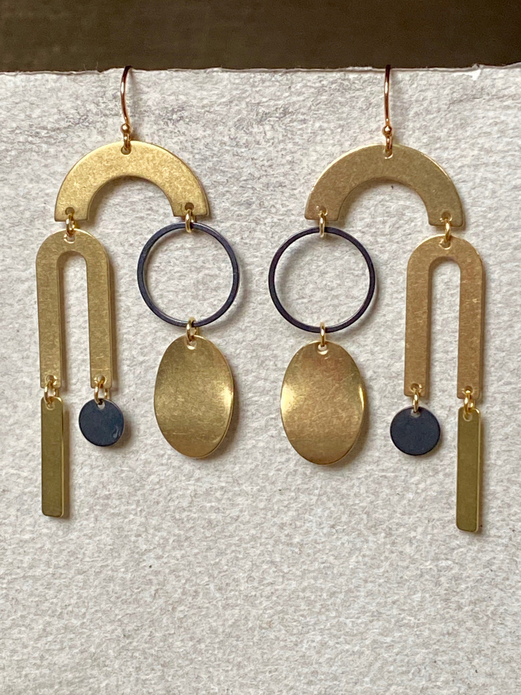Melissa Jenkins "Asymmetrical Mobile" Earrings