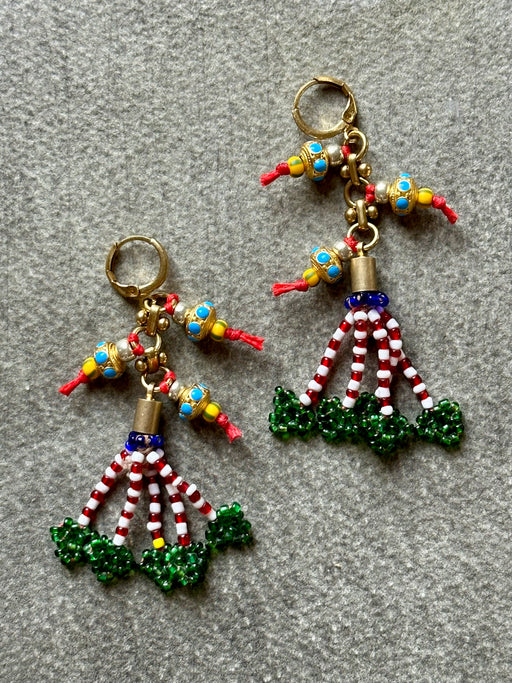 "Dervish" Beaded Earrings by Meredith Waterstraat