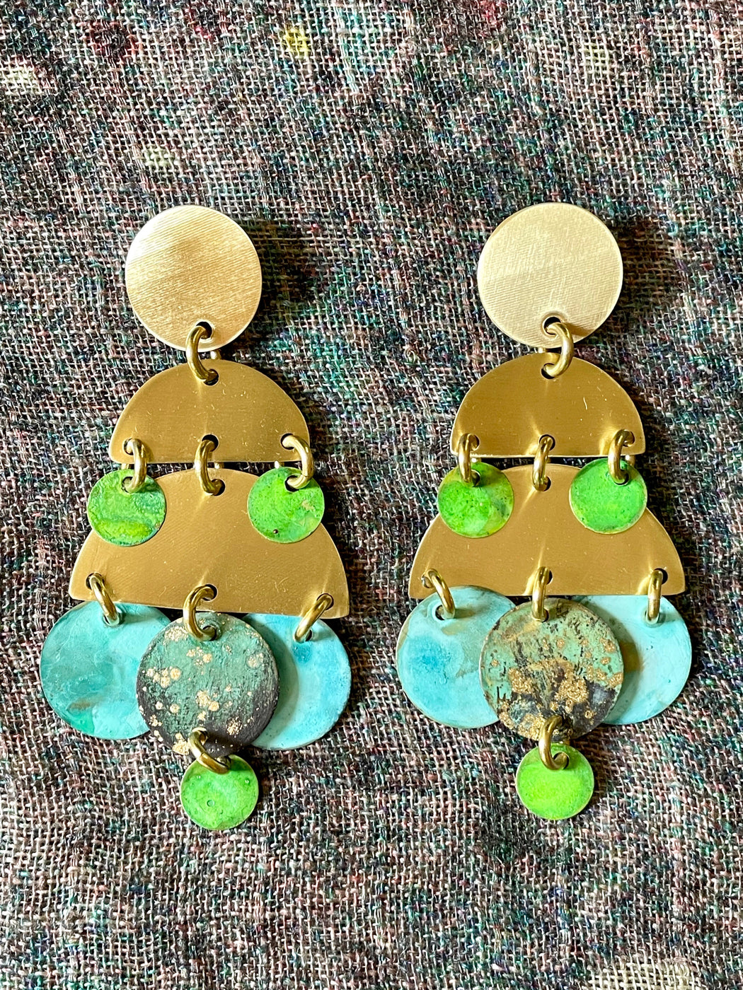 Sibilia "Senorita" Brass Earrings