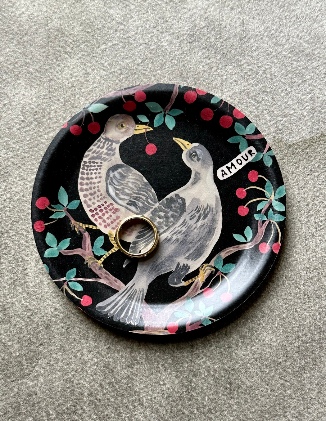 Nathalie Lete "Amour" Mini Birchwood Tray