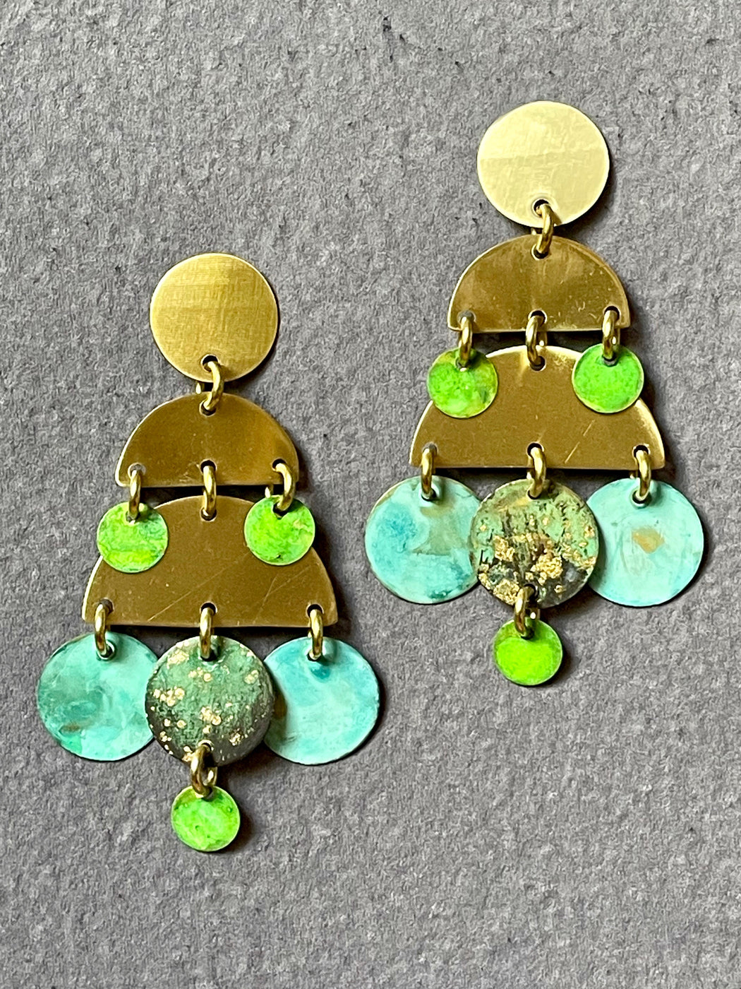 Sibilia "Senorita" Brass Earrings